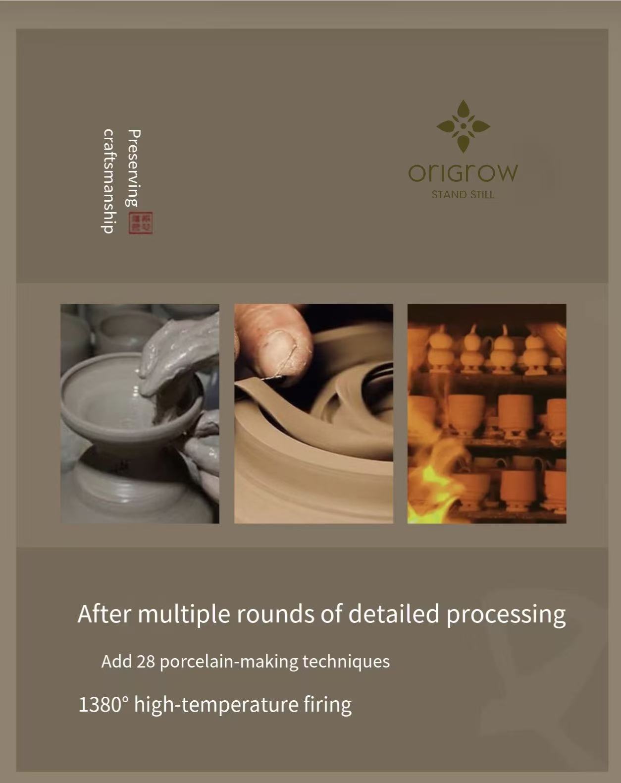 Firestone Red Series Small Ball-shaped Tea Set, 165ml"