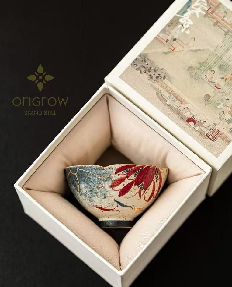 Firestone Red Series Small Ball-shaped Tea Set, 165ml"