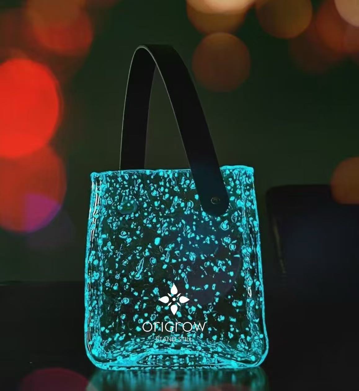 Luminous Diamond Crystal Glass Vase