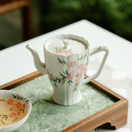 Peach Flower tea set, 150ml"