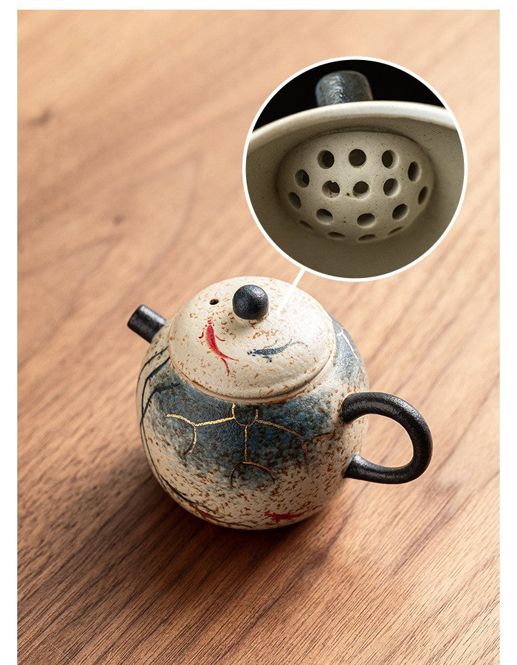 Firestone Red Series Small Ball-shaped Tea Set, 165ml"