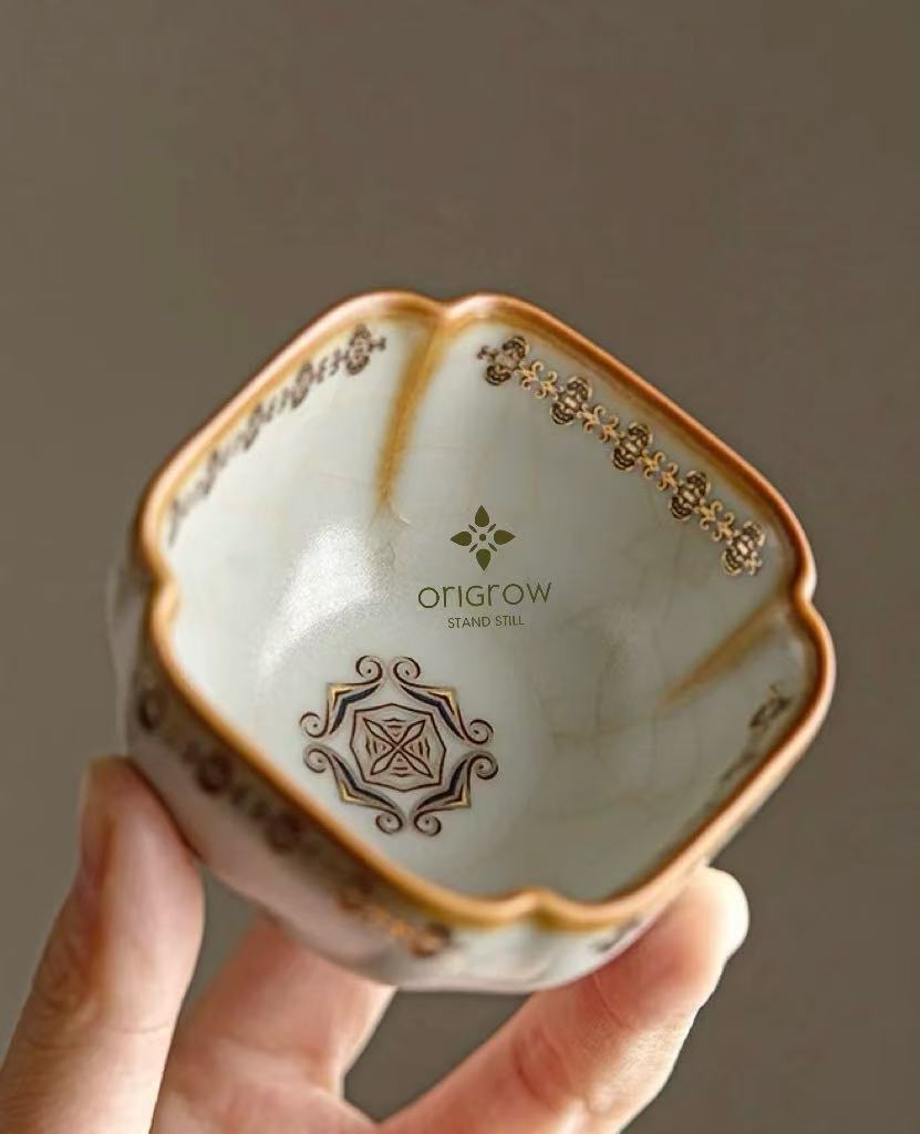 The Dunhuang Wenchuang Ru Kiln tea set, 335ml"