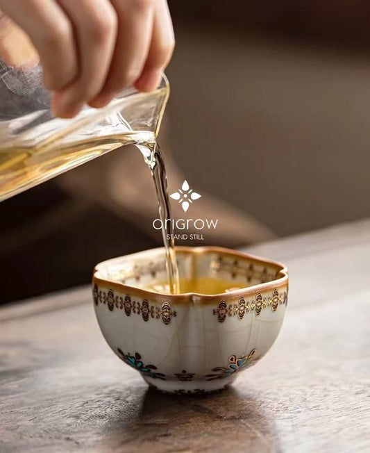 The Dunhuang Wenchuang Ru Kiln tea set, 335ml"