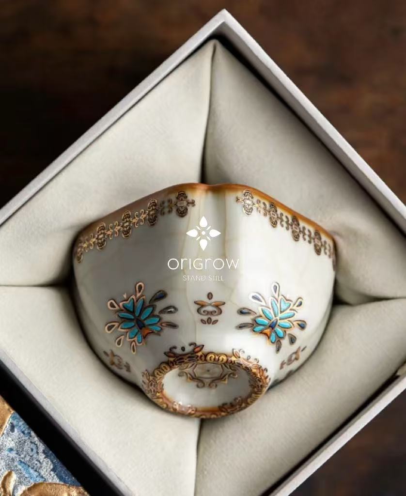 The Dunhuang Wenchuang Ru Kiln tea set, 335ml"